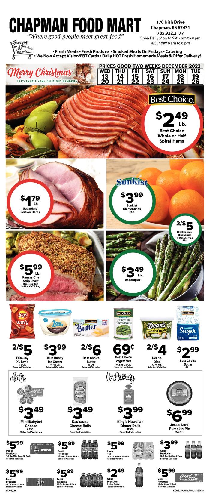Chapman Food Mart | Ad Specials